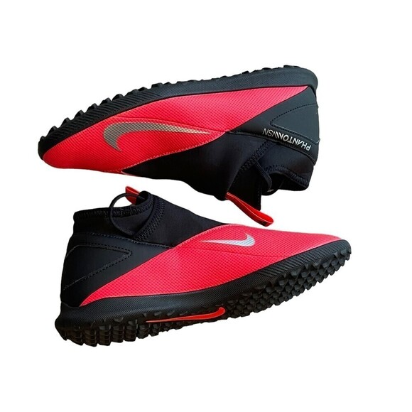 NIKE Youth Phantom Vision 2 Club Df Tf Football Slip-on Shoes Red Size 7 NWOT - Picture 14 of 16